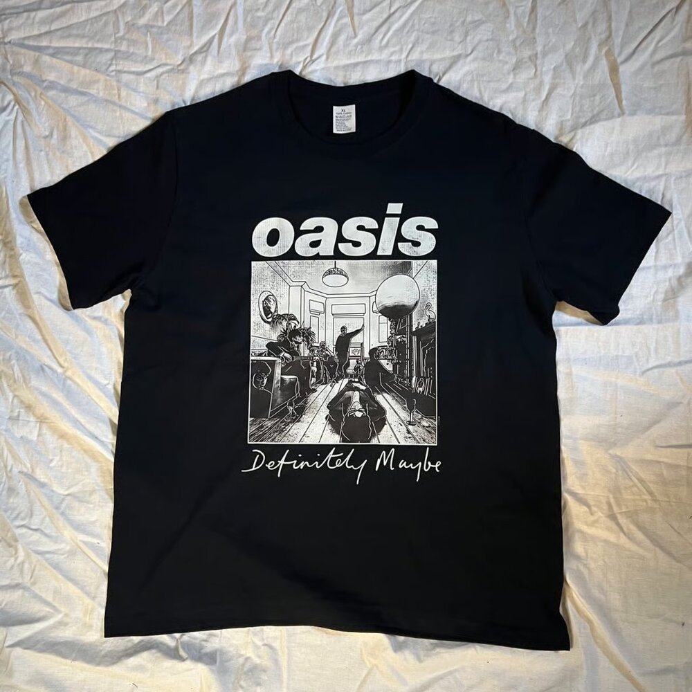 NWT Oasis Definitely Maybe Album Shirt Full Size